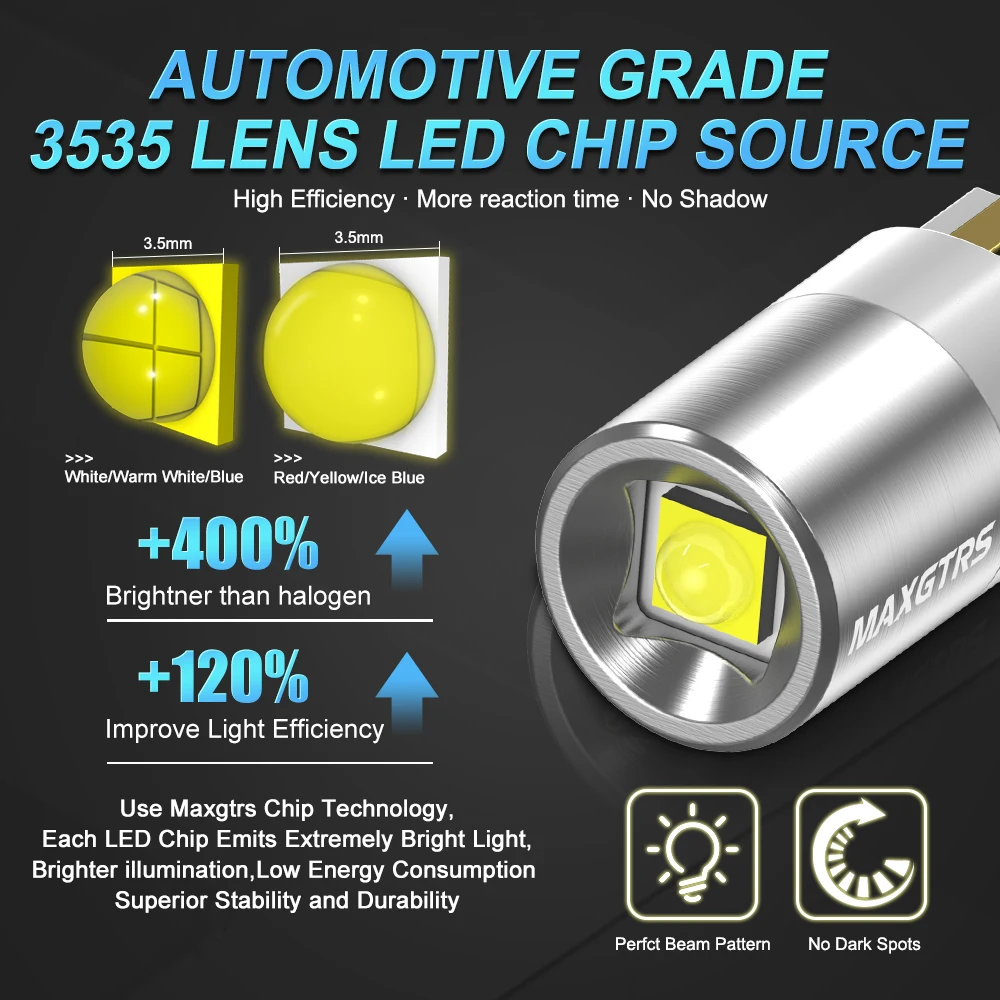 2x T10 W5W LED Car Clearance Light Wedge Turn Side Bulb Interior Reading Dome Lamp 12V For Hyundai Toyota CHR Corolla 150 Camry