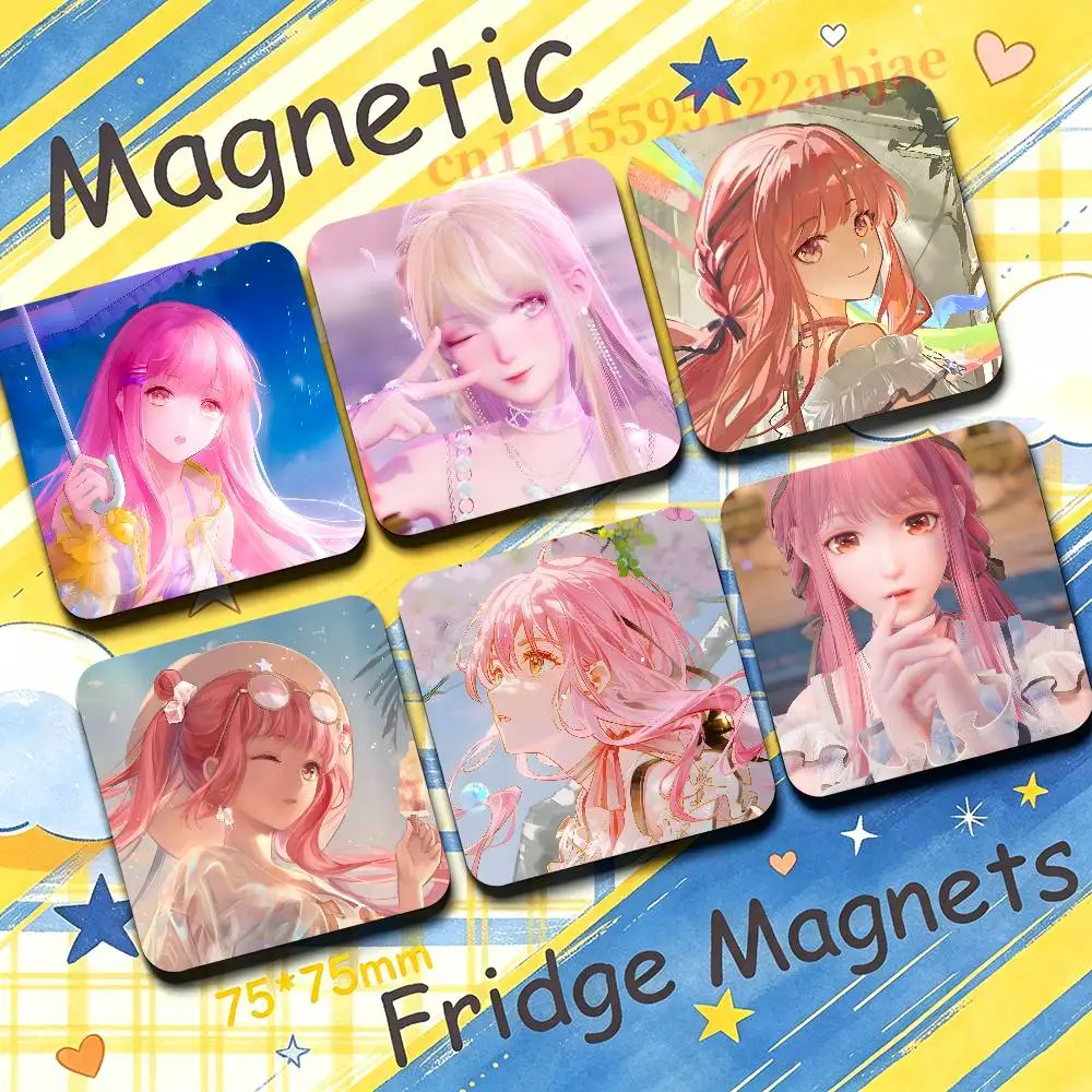 M-Miracle Nikki Magnet Refrigerator Fridge Sticker for Home Decor DIY Wall Decor