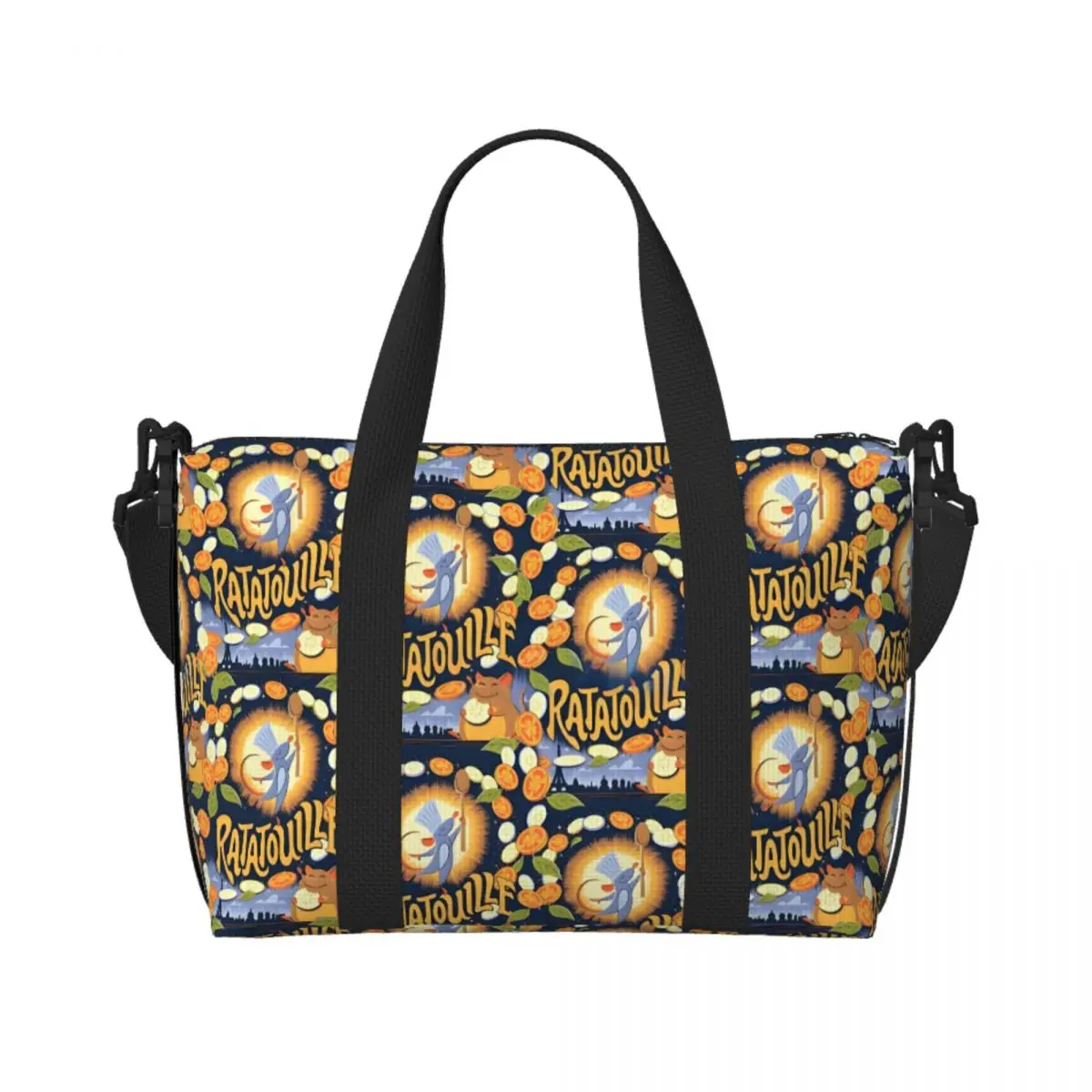 

Изготовленная на заказ сумка-тоут в стиле аниме «Рататуй», женская большая вместительная мультяшная кавайная пленка, пляжные дорожные сумки для спортзала