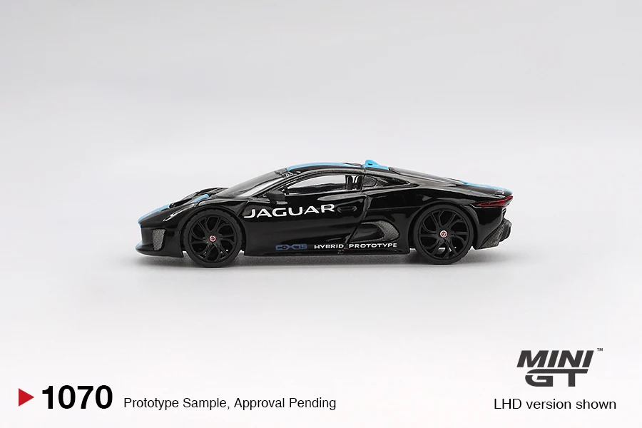 MINIGT 1:64 دييكاست سيارة لعبة مجسمة 1070 جاكوار C-X75 مجموعة الزينة لعبة لصبي