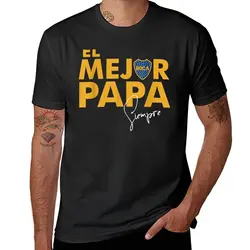 New Club Atletico Boca Juniors El Mejor Papa T-Shirt boys t shirts customized t shirts tops cute clothes t shirt men