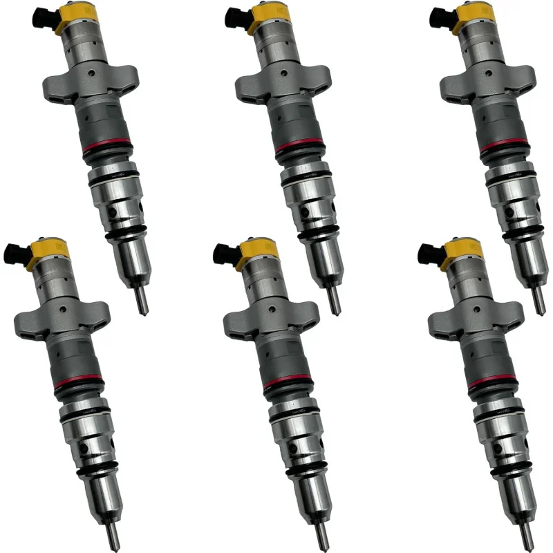 6PCS Fuel Injector 387-9432 10R-7223 Suitable for Cat C9 Engine