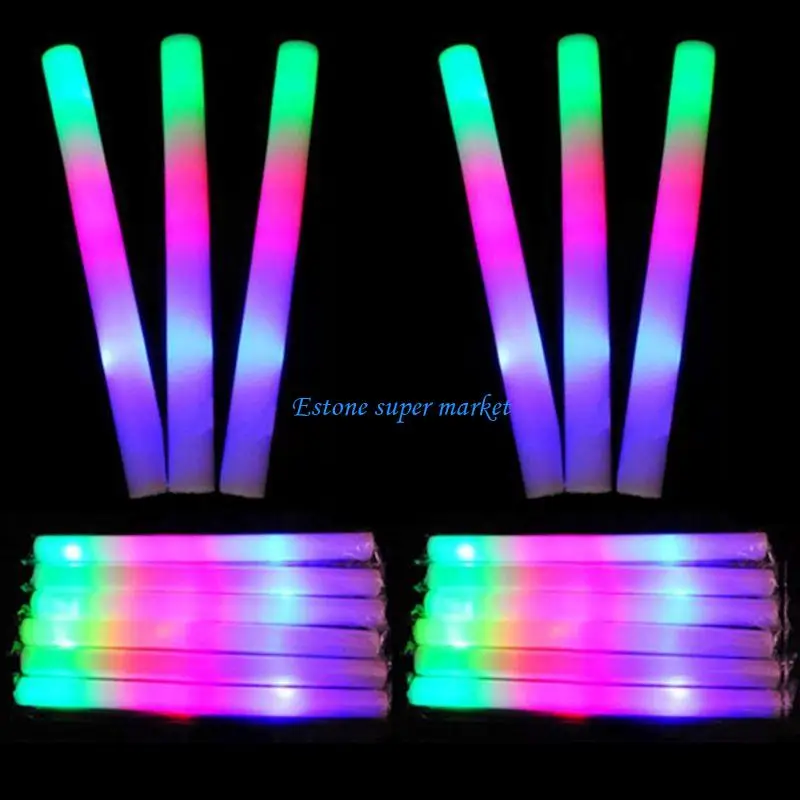 عصا ألعاب مضيئة 090B، عصي LED محمولة لإمدادات الأطفال في حفلات العطلات والصيف