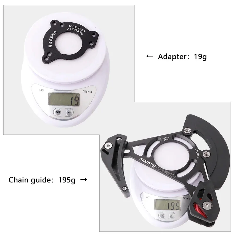 HASSNS سلسلة الدراجة الجبلية دليل ISCG05 03 BB جبل سلسلة دراجات الحرس حامي الدراجة سلسلة واحدة 32T 34T 36T 38T لوحة ضرس #3