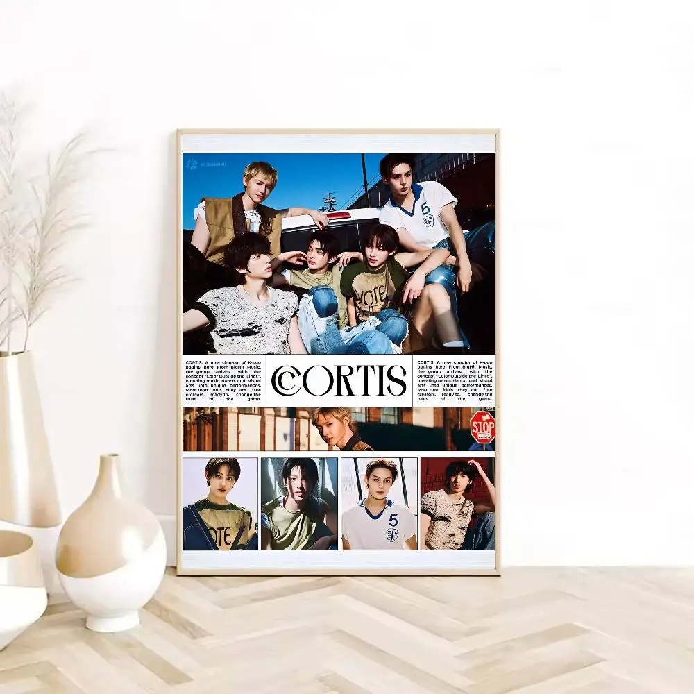ملصق Kpop Music C-CORTIS عالي الدقة على الحائط المقاوم للماء وغرفة المعيشة المنزلية وغرفة النوم والديكور الجمالي