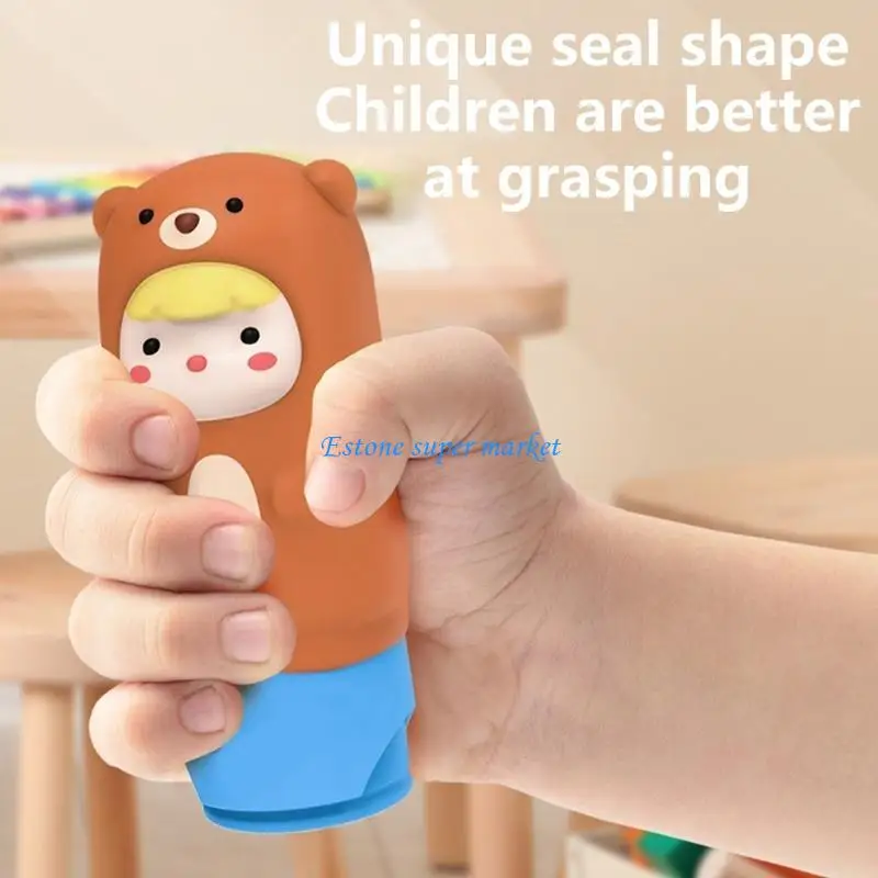 090B クリエイティブスタンプステッカーセット子供のためのコーディネーションを奨励面白いスタンピングアクティビティブッククラフトキット供給おもちゃ子供のため