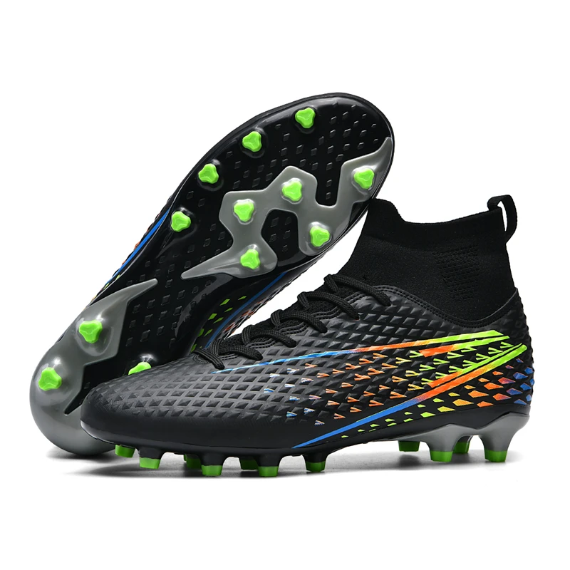 

2025 Football Shoes Men Soccer Shoes Professional Match Football Boots Futsal Wholesale Training Comfortable TF High-quality Non