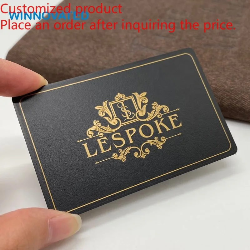 Customized product Custom Printing Name Loyalty Membership Metal Business Card