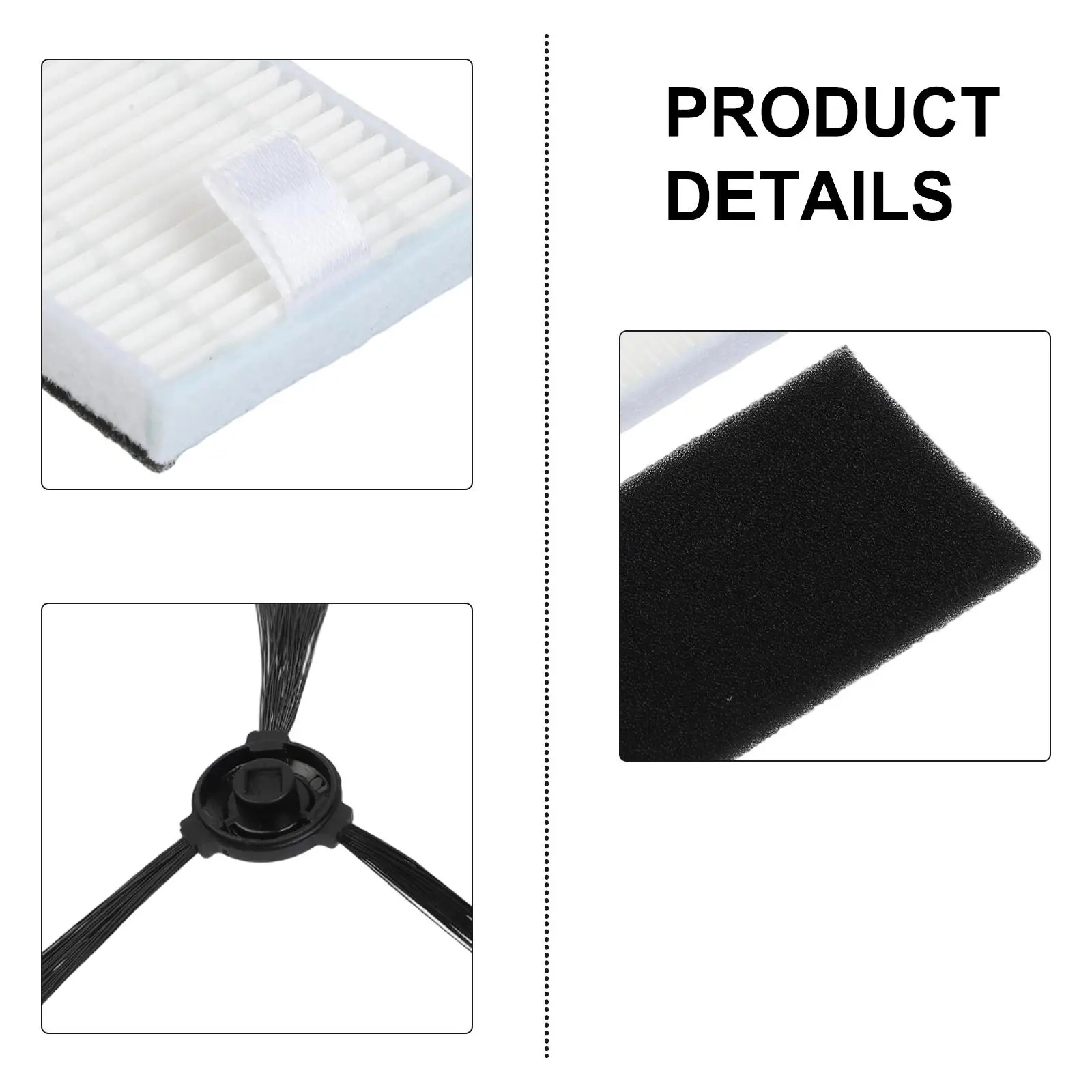 for Cleaning Scene Size As The Picture Shows Vacuum Filter Kit Vacuum Cleaner Filters Premium Materials Easy Installation