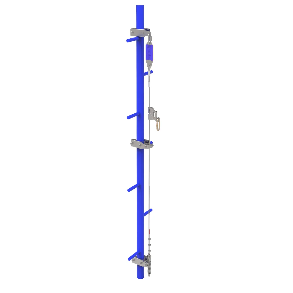Self-retracting vertical ladder, lifeline cable, anti-fall arrester, high-strength industrial safety rope