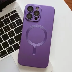 Luxus für iPhone 15 11 13 12 14 Pro Max Plus mit Magsafe -Hülle von magnetischem drahtlosen Ladekoffer 12 Hauptverkaufsadapter PL A SMA - №1