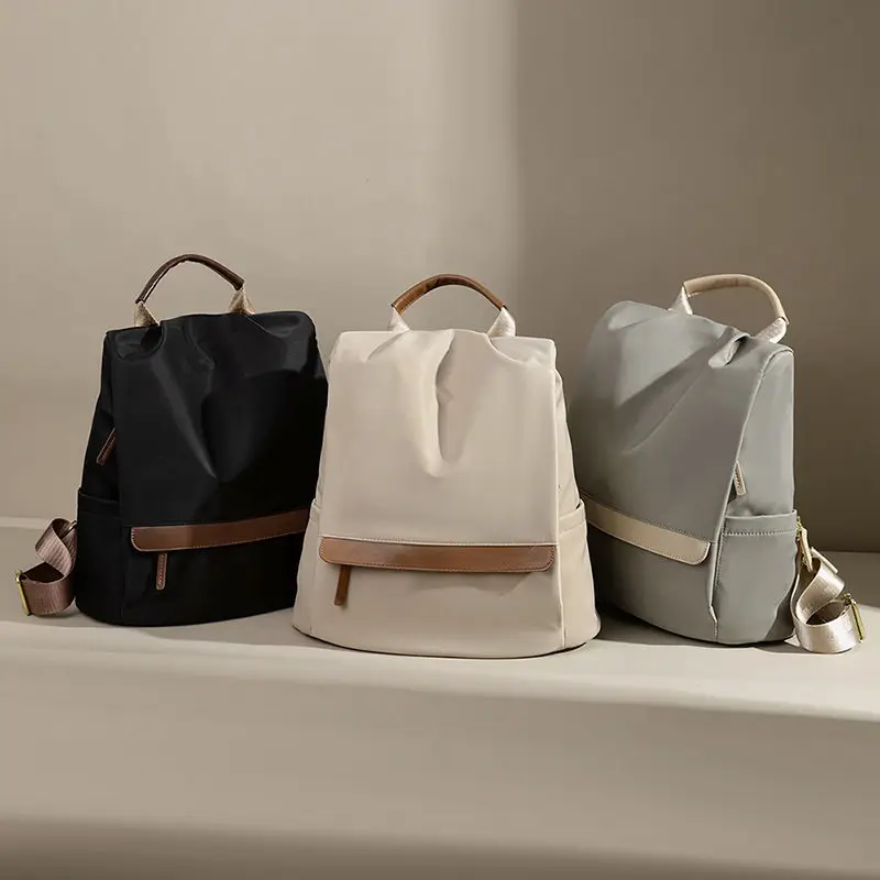 Women's Korean Anti-theft New Backpack Fashionable Versatile Large Capacity Student Schoolbag High Appearance Level High Quality