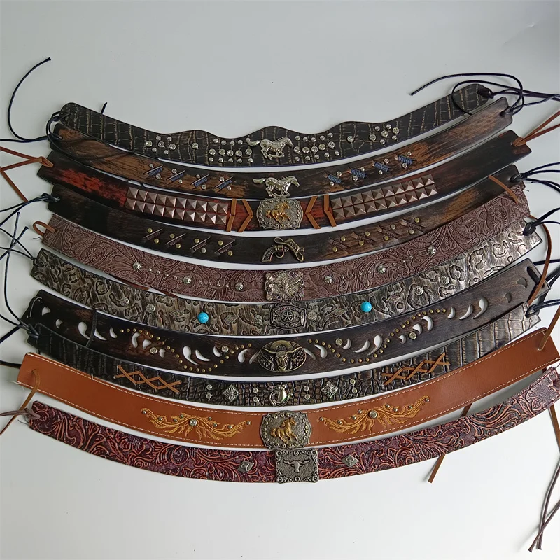 Horse Head Accessory Handmade Rope Hat Ethnic Knitted Belt Lace-up Headband Waist Decorations Men's Women's Hats Accessories