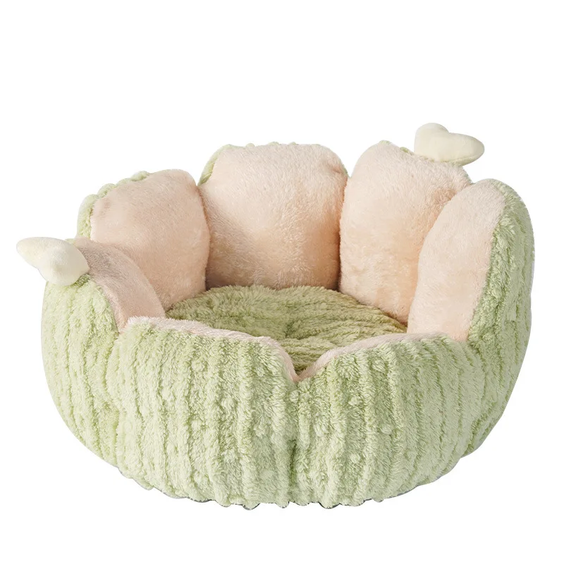 Trendy Cactus Cat Bed, Autumn and Winter Dog Bed, Thickened Cat Sleeping Mat, Dog Supplies, Cat Bed, Warm Cat House, Pet Bed