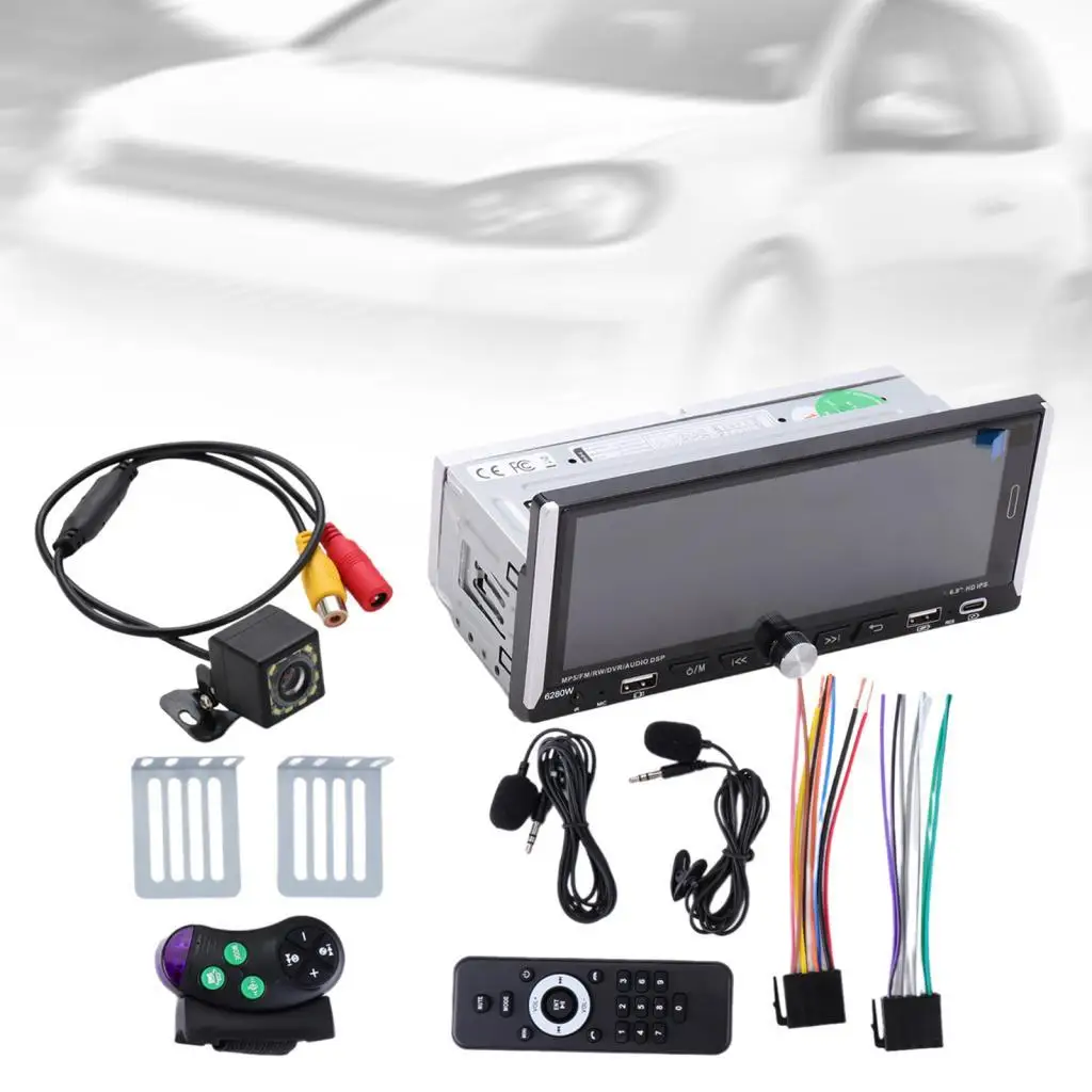

Car Stereo Professional 1080P Car Mounted Display Black Audio Video System