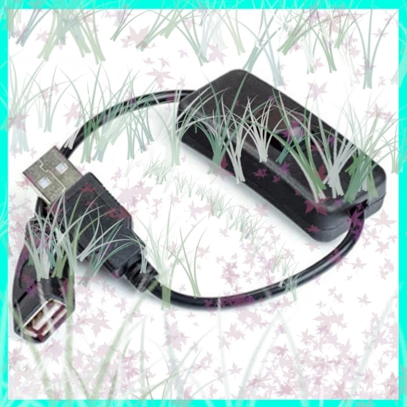 28cm USB Cable Black/white With Switch ON/OFF Cable Extension Toggle for  Lamp USB Fan Power Supply Line Durable Adapter E3