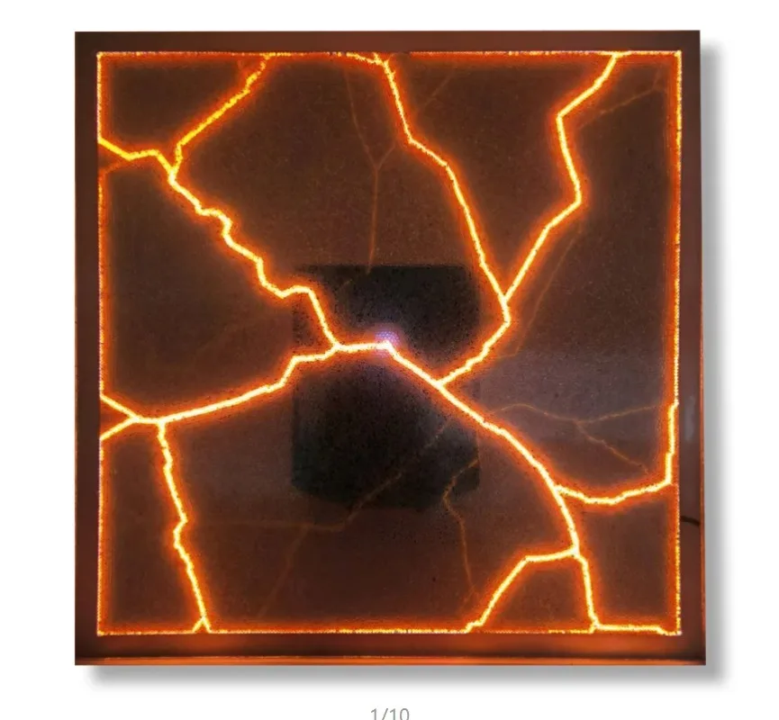 

16-дюймовая квадратная красная плазменная пластина, плазменный диск-лампа