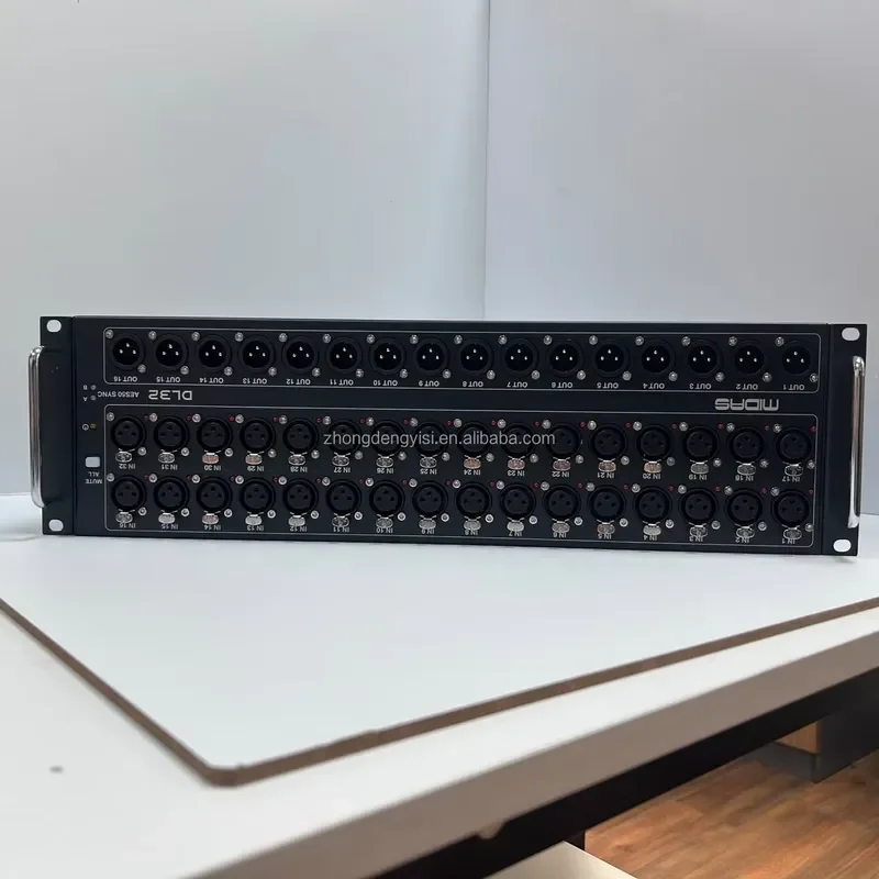 Customized On Demand Used Midas DL32 32 Channel Digital Professional Audio Stage Box with Built-in Effects, 5-band EQ Metal