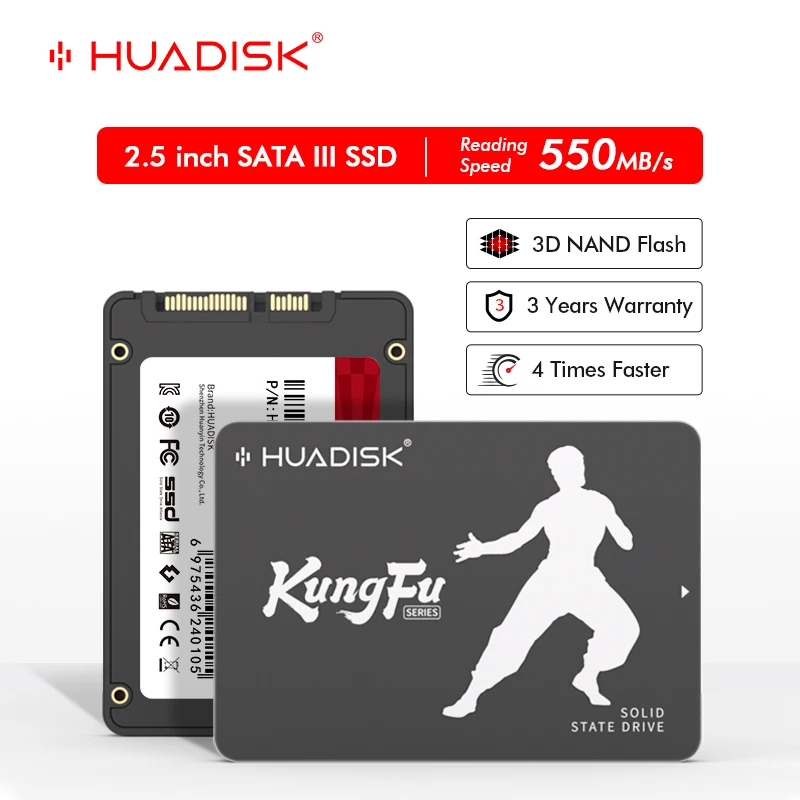 HUADISK SATA3 SSD 120 ギガバイト 240 ギガバイト 480 ギガバイト 1 テラバイト 2 テラバイトハードディスク 128 ギガバイト 256 ギガバイト 512 ギガバイト内部ソリッドステートドライブラップトップデスクトップ用