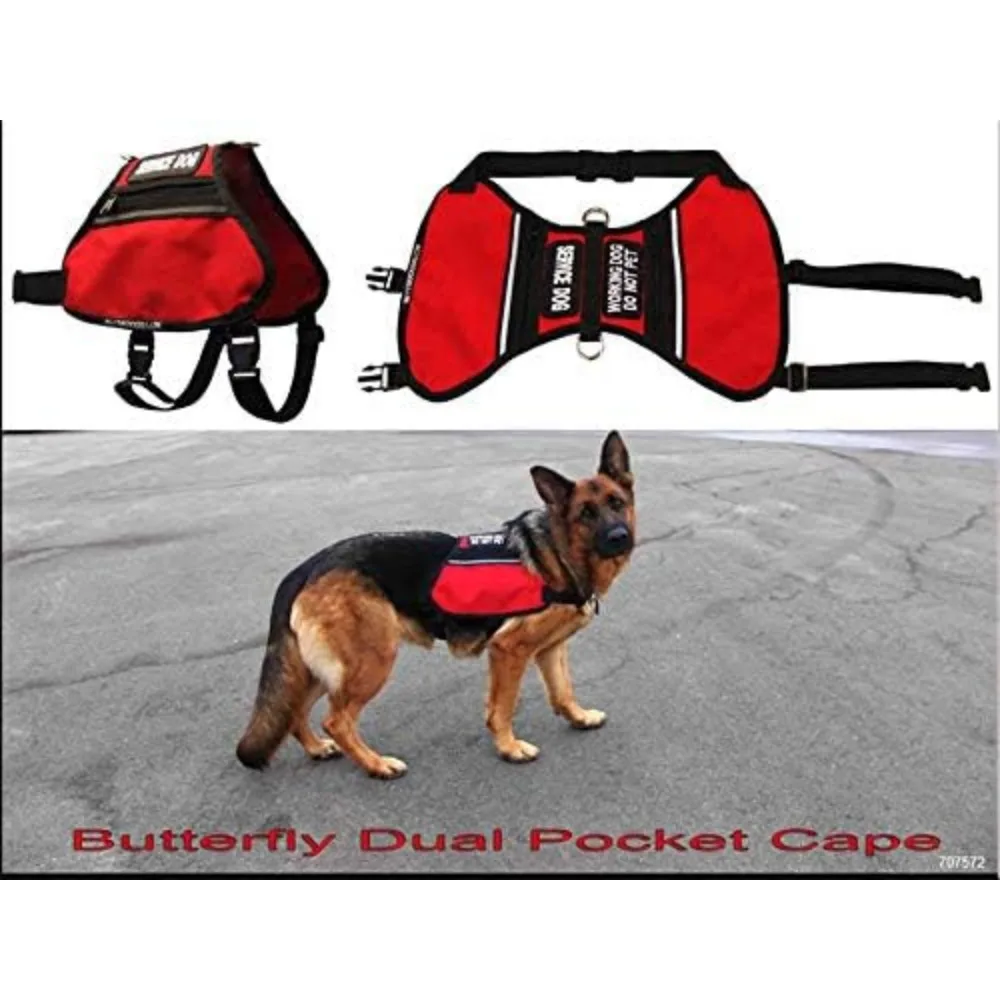 Dogs Hoodies, Service Dog Butterfly Cape Vest, Pet Products, Dogs Hoodies