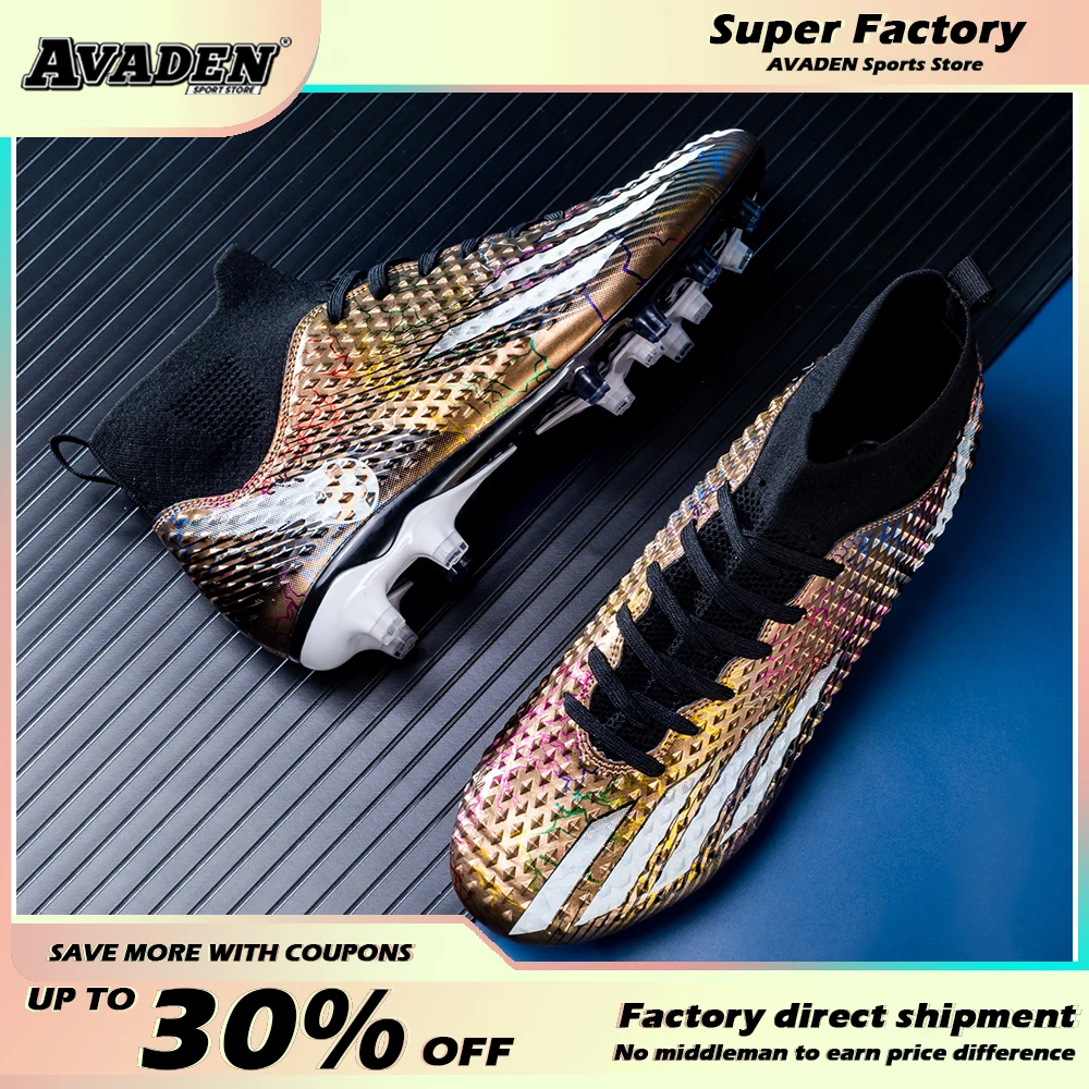 

Indoor Turf Soccer Shoes Men Sneakers Original Football Boots AG FG Kids Soccer Cleats Training Futsal Shoes Soccer Cleats 33-46