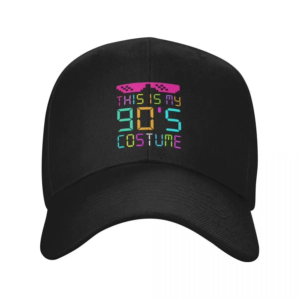 

This Is My 90s Costume - Vibe Retro Party Outfit Wear Baseball Cap Anime Icon Cosplay foam party Hat Women's Hats Men's