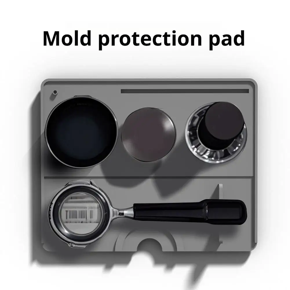 1 قطعة 25x20 سنتيمتر سيليكون القهوة تدك حصيرة للمنزل مقهى ماكينة إسبريسو قاعدة غير قابلة للانزلاق Portafilter حامل وسادة اكسسوارات