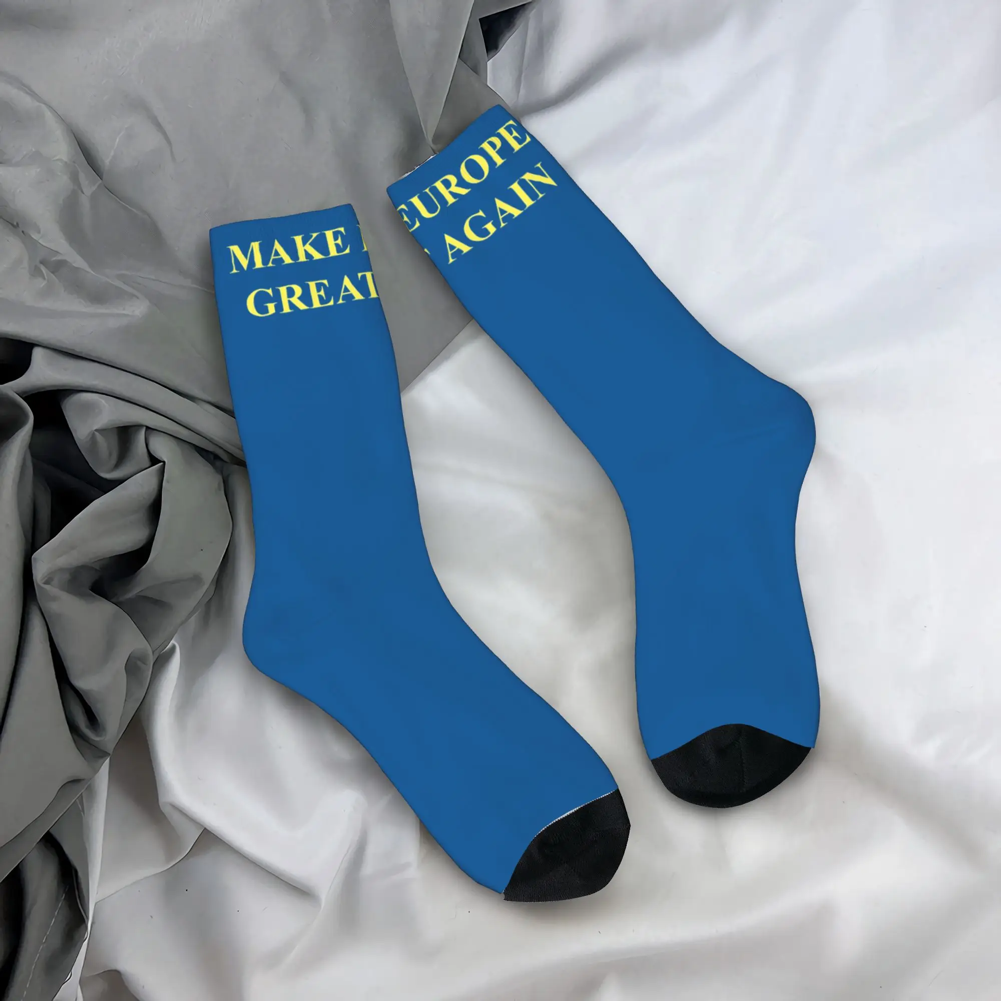 Make Europe Great Again mega Merchandise Men Women Socks Cozy  Sport Middle Tube Socks Soft Best Gifts
