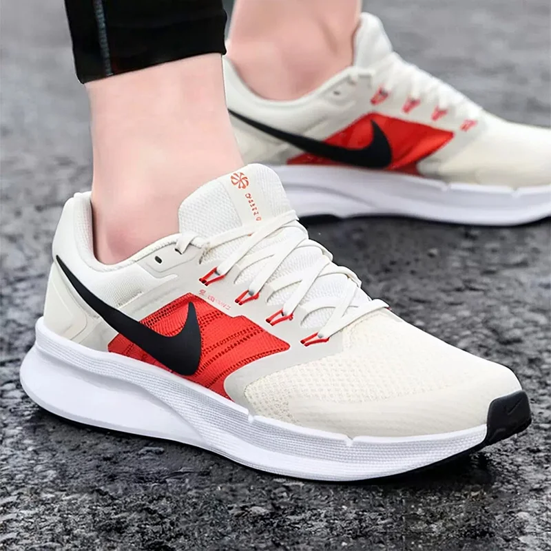 Nike Men's Breathable Cushioned Running Shoes RUN SWIFT 3 Mesh Leisure Running Shoes DR2695-107