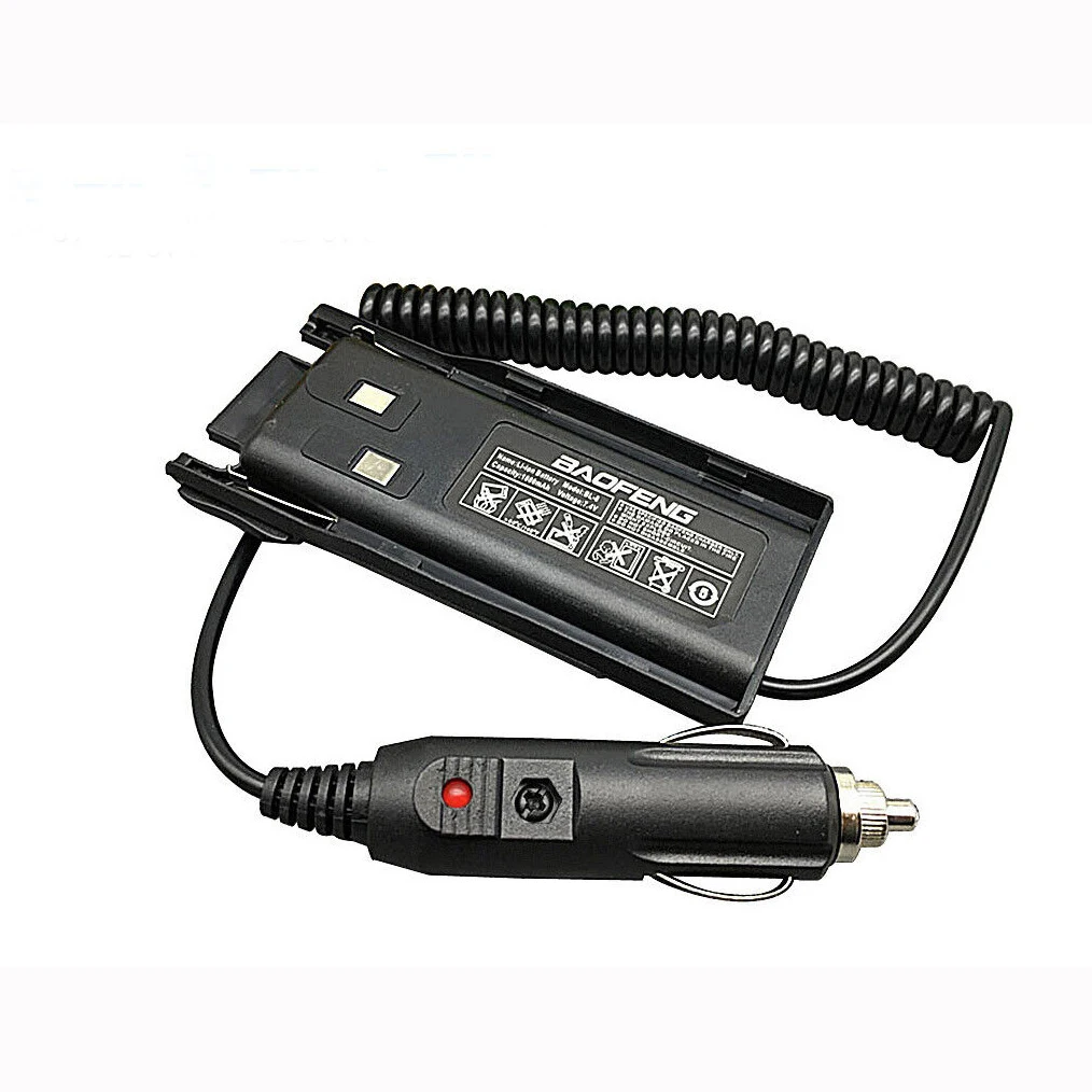 Автомобильное зарядное устройство BAOFENG для BaoFeng UV 5R 5RE BF-888S UV-82, зарядный кабель UV-5R TYT TH-F8, зарядное устройство
