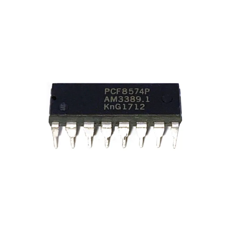1-10 Buah PCF8574P DIP-16 PCF8574 Remote 8-Bit I/O Expander untuk I2C-bus Antarmuka I/O Extender Chip IC