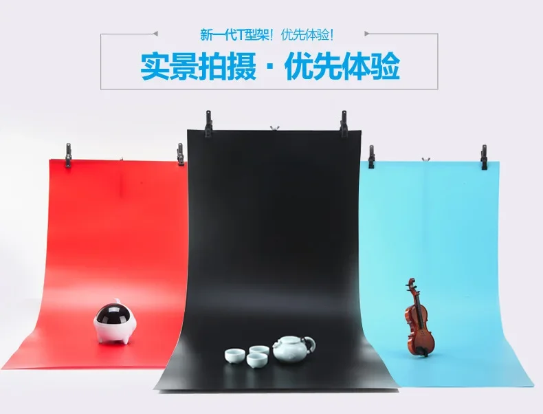 Background Stand T Shape Adjustable Desktop Background Stand for Product Photography Food Photography PropPhotographyAccessories