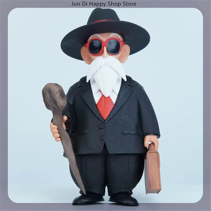

16cm Dragon Ball Master Roshi Western-Style Clothes Standing Anime Figure Model Statue Collection Desktop Decoration Ornament
