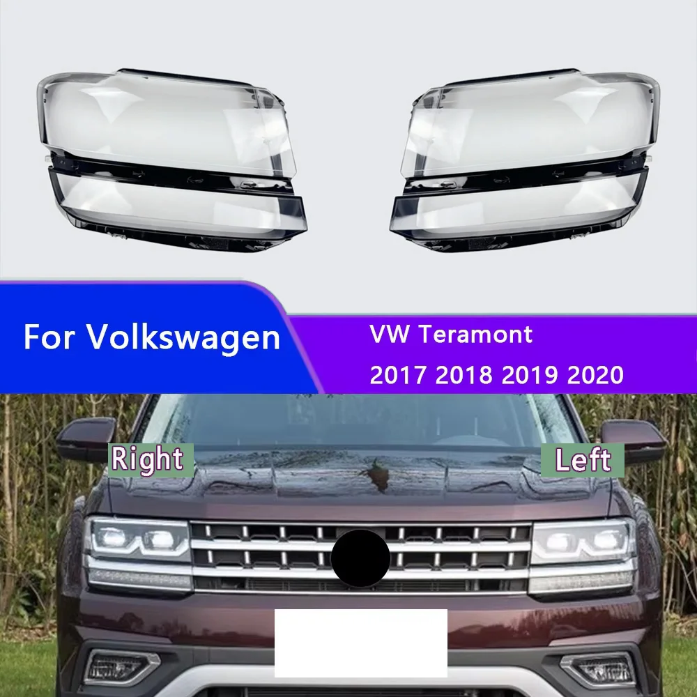 

For Volkswagen VW Teramont 2017 2018 2019 2020 High Headlight Cover Replacement Front Car Light Auto Shell Lampcover Lampshade