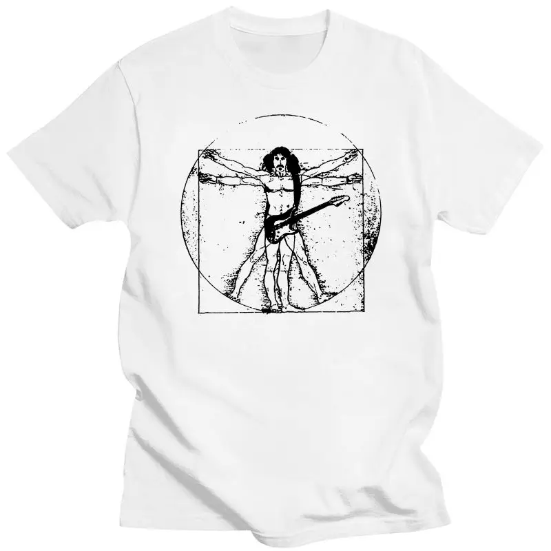 Mens Clothing  Vitruvian Zappa T Shirt - Leonardo Da Frank! An Old Skool Hooligans Original Apparel Casual? Tee Shirt