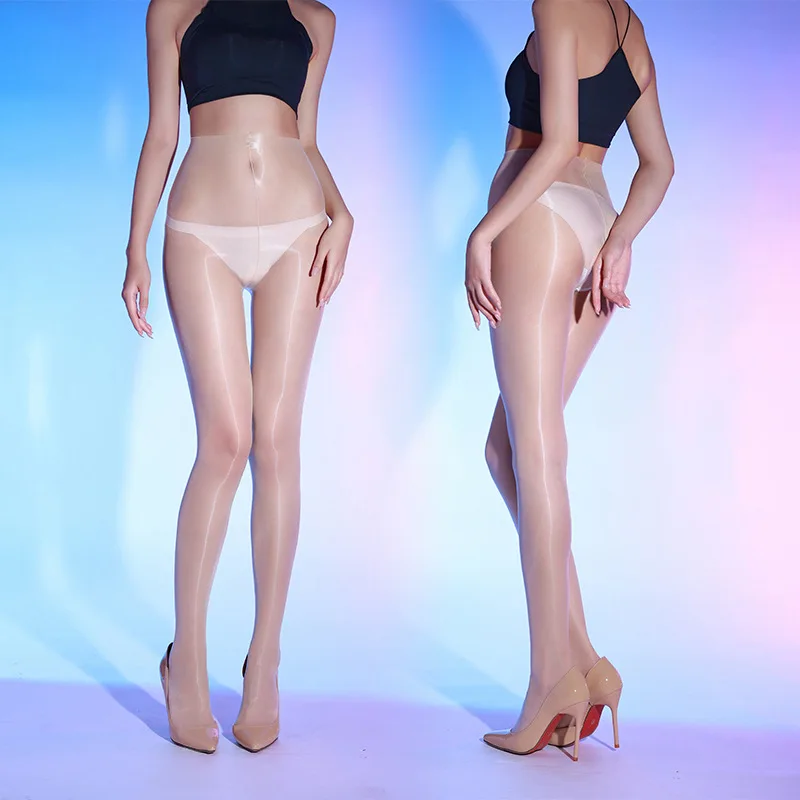 مثير المرأة تخزين أورورا خط واحد المنشعب شفافة سلس رقيقة جدا 640 دبوس لامعة جوارب طويلة ملهى ليلي الجوارب الجنس متعة Ootd