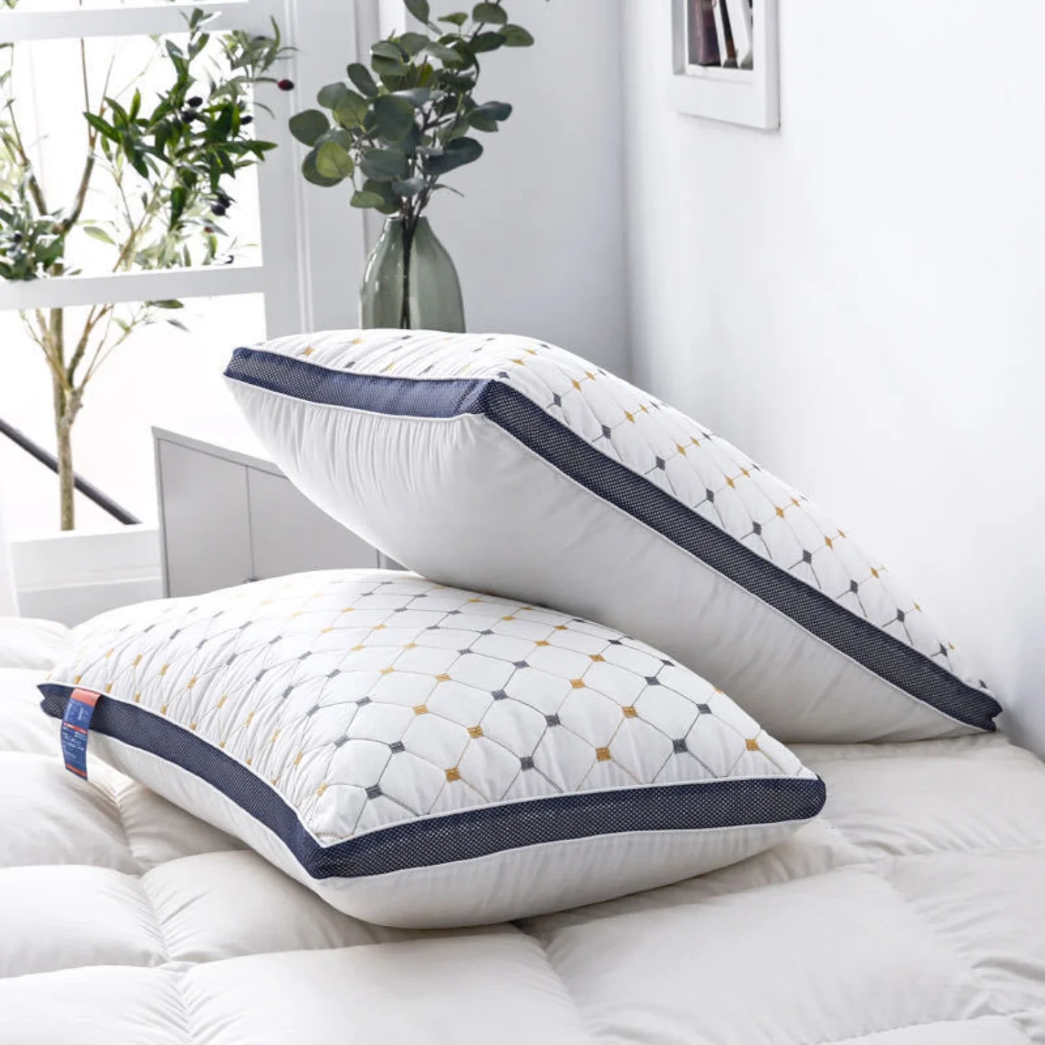 

th our incredibly soft and supportive memory foam pillows. Upgrade your bedding with our premium, hypoallergenic pillows and wak