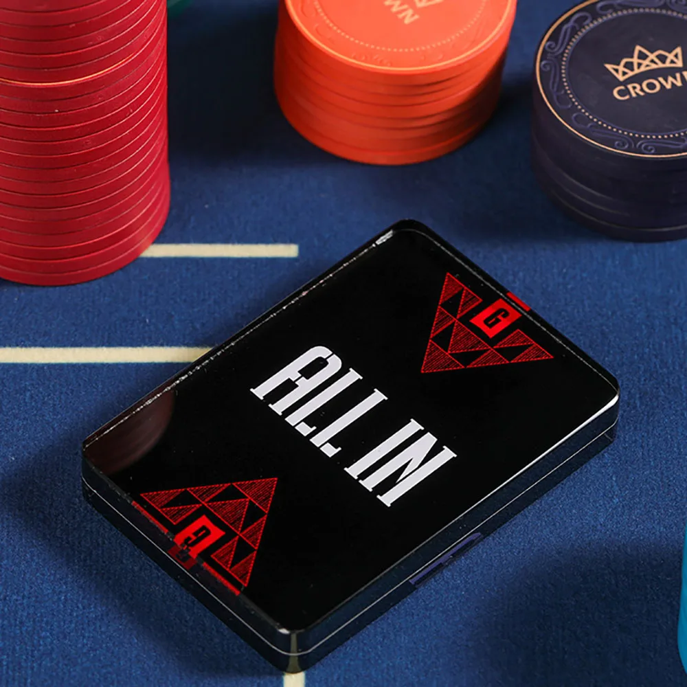Lüks Poker Satıcısı Düğmesi Kristal Poker Düğmesi Kod SATIŞLAYICI HEPSİ Teksas\'ta Kart Oyunları Poker Geceleri Turnuvaları için Hold\'em