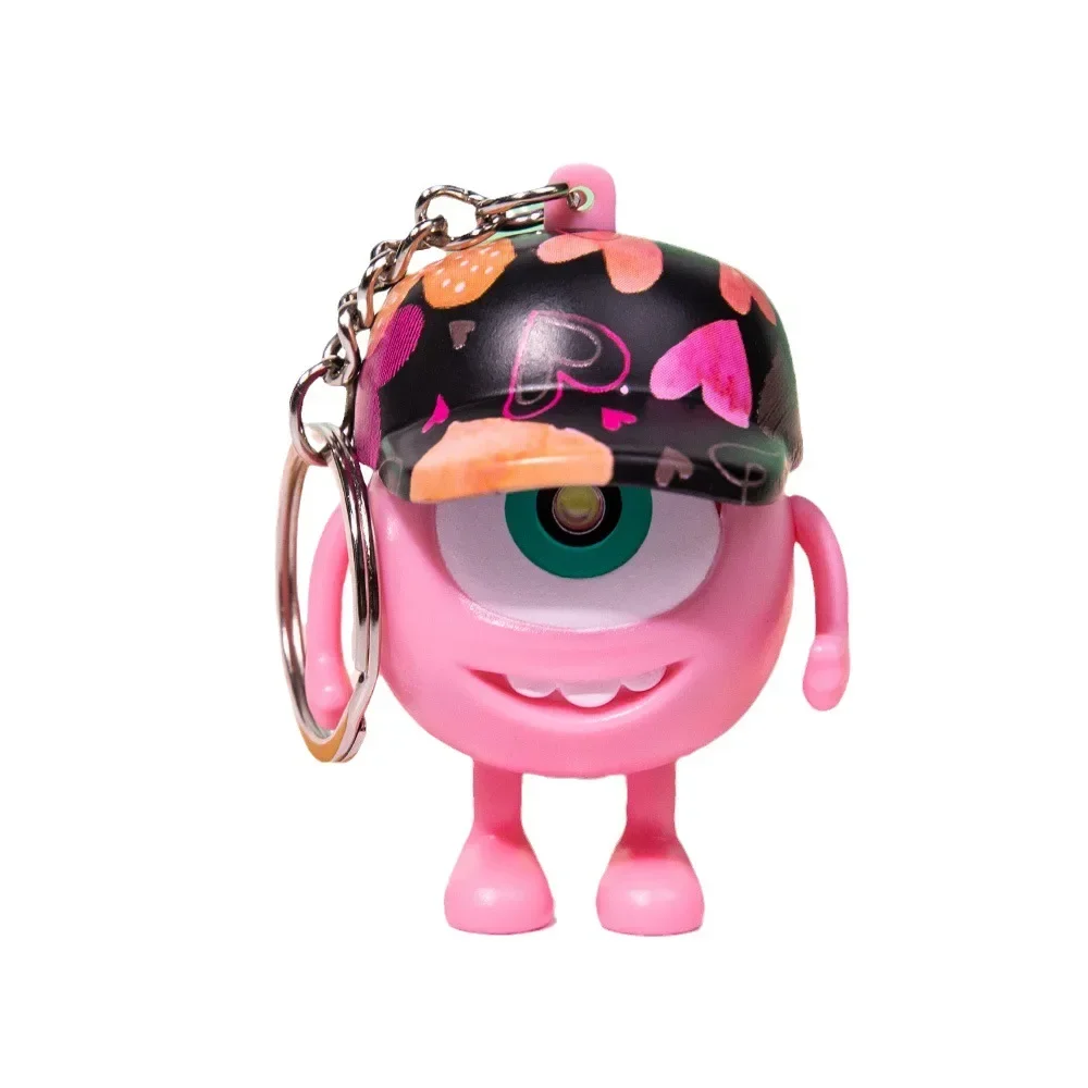Disney Mickey Minnie Mouse figurki lalki zabawki Lilo Stitch zabawki potwory uniwersytet Mike brelok LED Light wisiorek świąteczny prezent