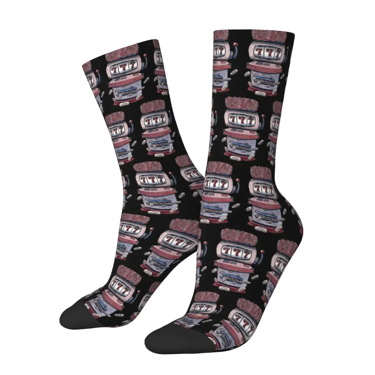 

Slot Machine Socks Harajuku Super Soft Stockings All Season Long Socks Accessories for Man's Woman's Birthday Present