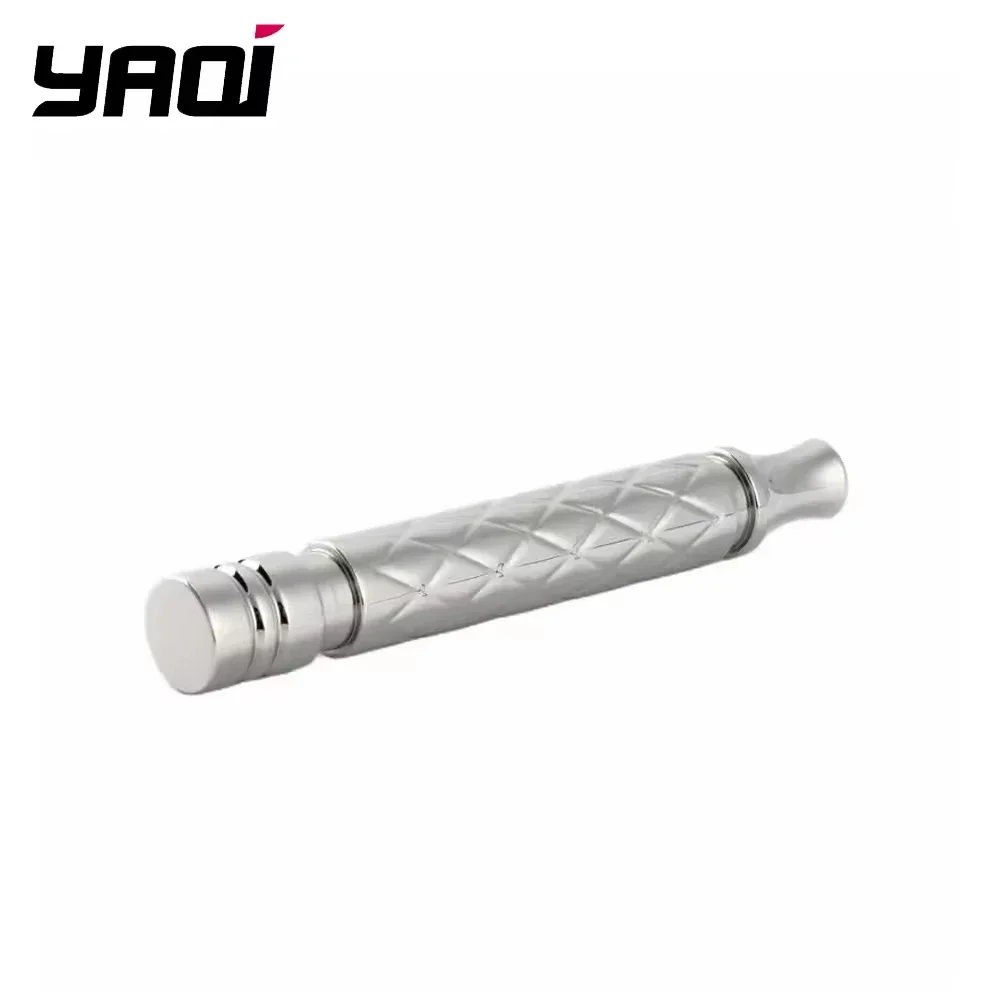 YAQI Harlequin Polished 303 Stainless Steel Safety Razor Handle Classic Men's Shaving Tool Grooming Accessory