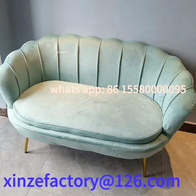 

Customizable Nordic Home Leisure Armchair for Living Room Furniture Fabric Backrest Living Room Sofas Modern Luxury Balcony