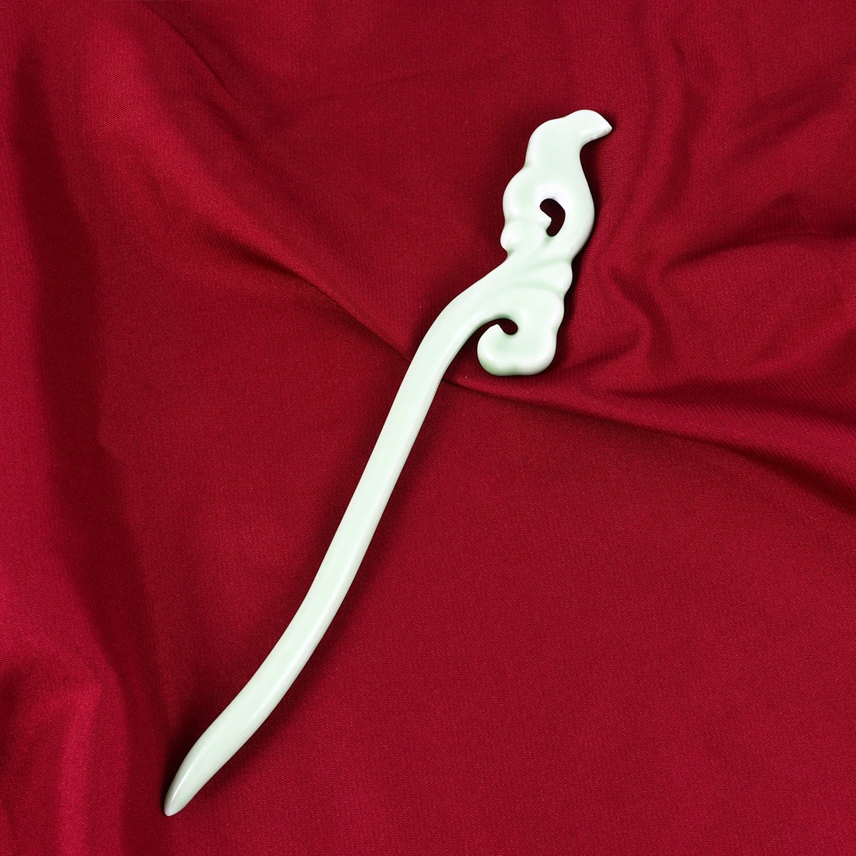 

Elegant Vintage Ceramic Hairpin Porcelain Hair Stick Smooth Updo Hairstyle Accessories for Party Girls Ceramic Hairpin