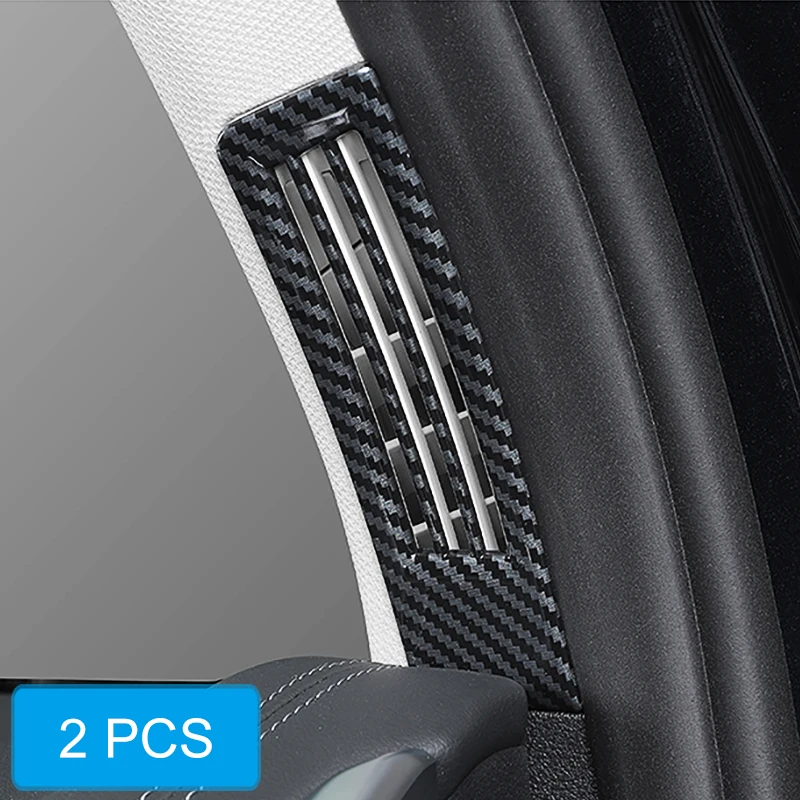 For 2023-2026 BMW X1 X2 U11 U10 Carbon Fiber Interior A-Pillar Air Vent Cover Trims Accessories 2024 2025