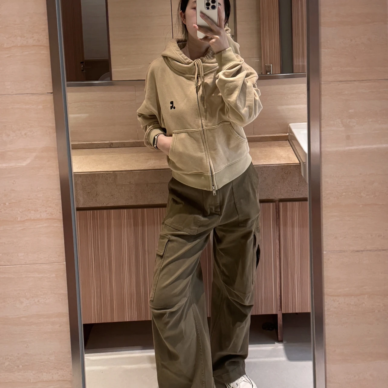 RestandRecreation مقنعين سستة Jaet ort Sle المرأة البلوز الخريف الشتاء Faion العلامة التجارية العصرية عارضة مريحة تناسب