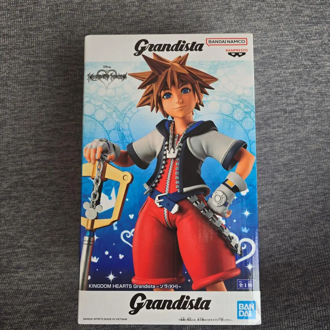 Figura de acción de PVC de Sora, personaje de la serie Kingdom Hearts, de la colección Grandista de BANPRESTO.