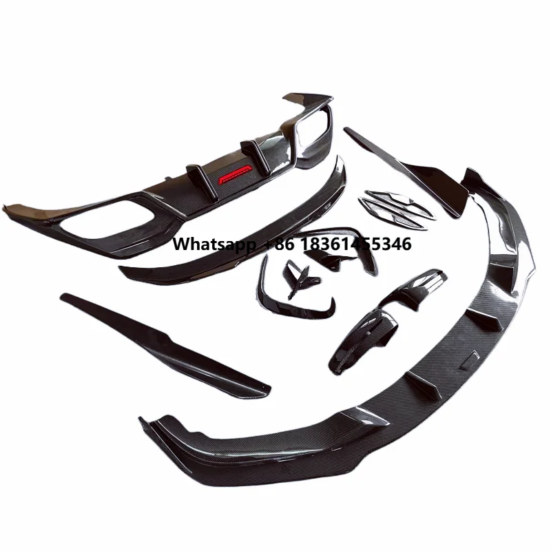 

For 8 Series G14 G15 G16 Carbon Fiber Front Bumper Edge Side Skirts Rear Diffuser Rear Spoiler Rear Bumper Trim Body Kit