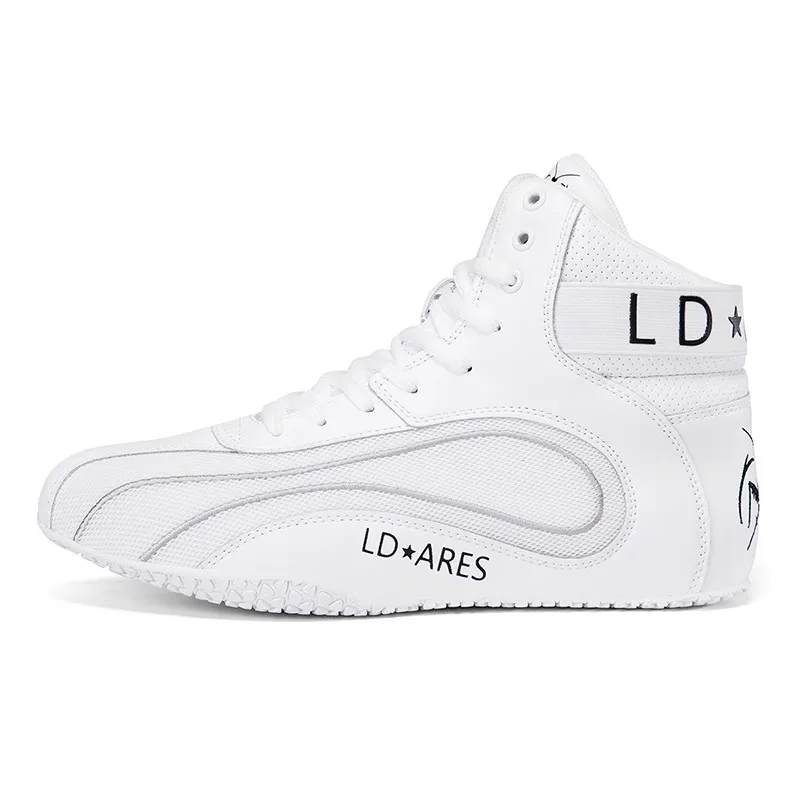 

Men/Women Breathable Mesh Upper, Shock-Absorbing Sole for Boxing Muay Thai Grappling Gym Fitness & Strength Training