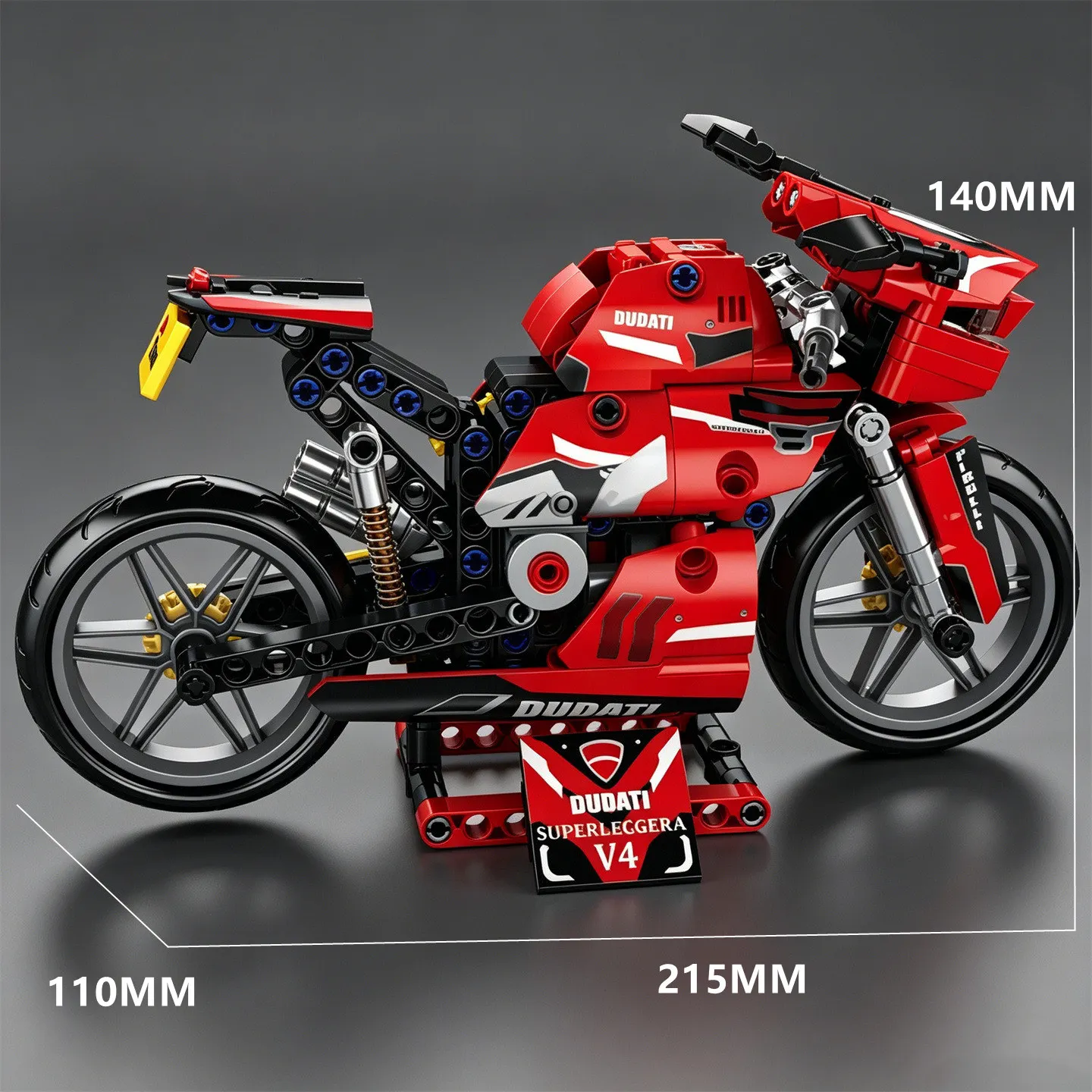 City Series Motorcycle World Sports Car Building Blocks Motorcycle Supercar Small-Scale Model Toy