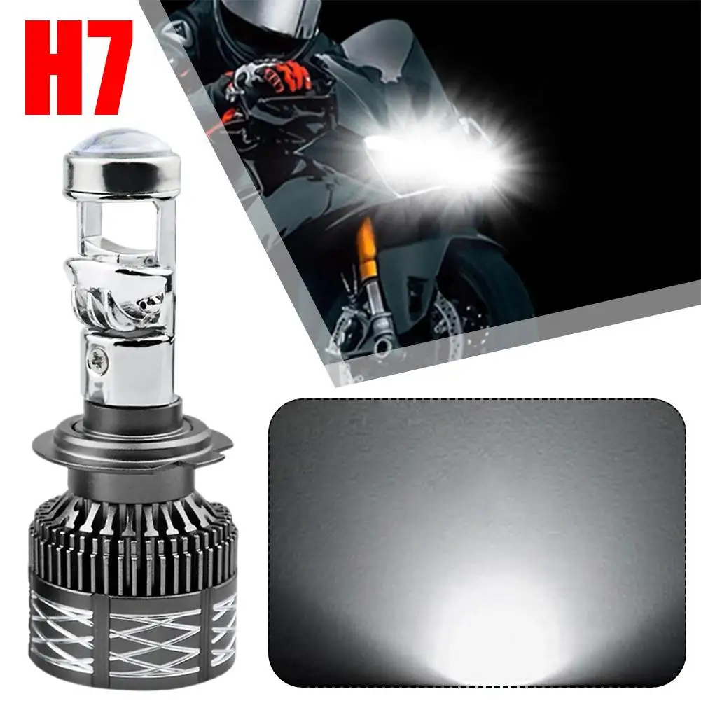 H7 H4 H11 Led Car Headlight Mini Projector Lens Bulb Light 9006 Auto/motorcycle 9005 12v-24v Lamp Lens Fog 6000k Min J7i4